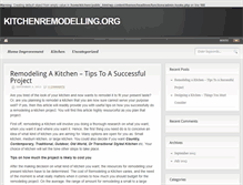 Tablet Screenshot of kitchenremodelling.org